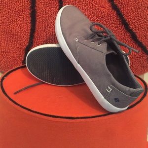 Sperry Grey Tie Ups